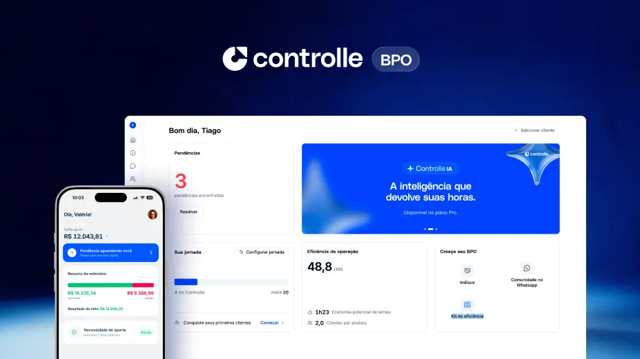 Controlle para BPOs: um acesso só, novas ferramentas e o app do seu cliente
