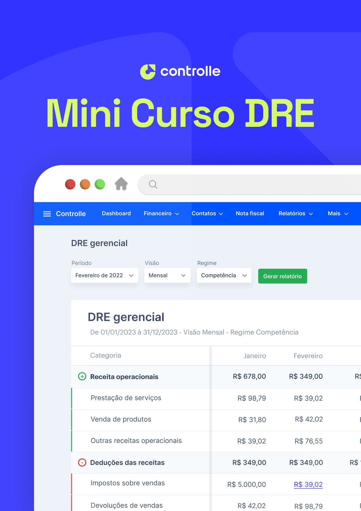 Mini Curso DRE para o sucesso empresarial 
