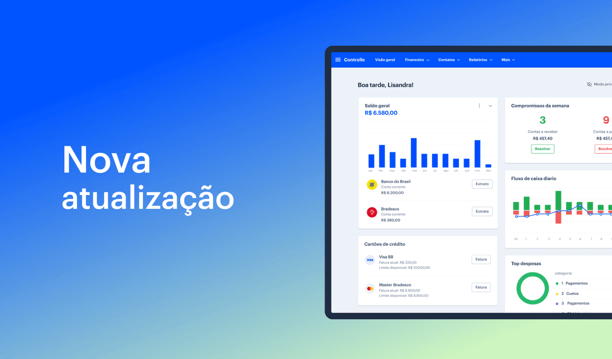 Nova atualização do Controlle: tudo o que você precisa saber sobre a melhor versão já lançada